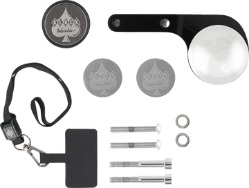 KLOCK WERKS iOmount* for Indian - Left Perch Mount - Black - Challenger/Pursuit KWD-04-0608-B