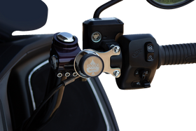 KLOCK WERKS iOmount* for Indian - Ambidextrous Mount - Chrome - Challenger/Pursuit KWD-04-0609-C