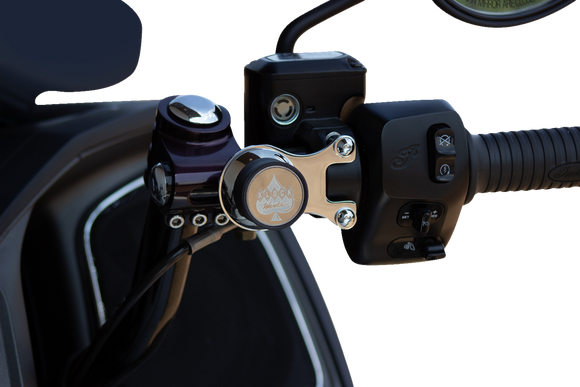 KLOCK WERKS iOmount* for Indian - Ambidextrous Mount - Chrome - Challenger/Pursuit KWD-04-0609-C