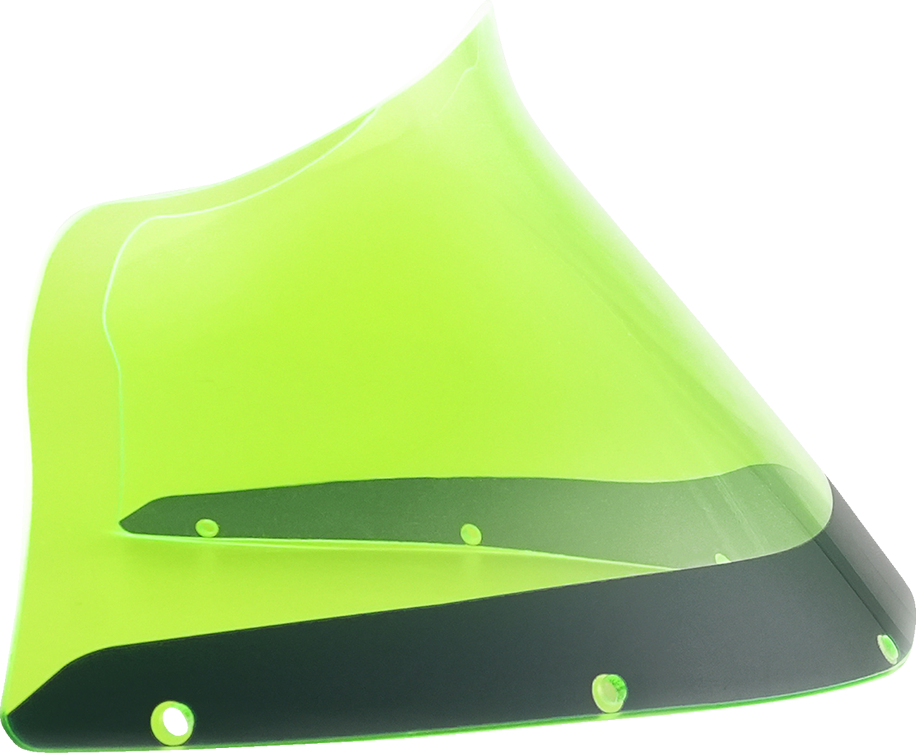KLOCK WERKS Kolor Flare* Windshield - 9" - Green Ice - FXRP KWW-02-0610