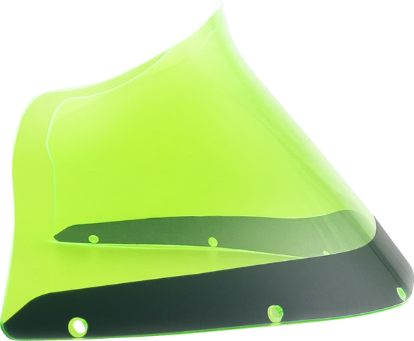 KLOCK WERKS Kolor Flare* Windshield - 9" - Green Ice - FXRP KWW-02-0610
