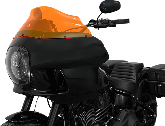 KLOCK WERKS Kolor Flare* Windshield - 9" - Orange Ice - FXRP KWW-02-0608