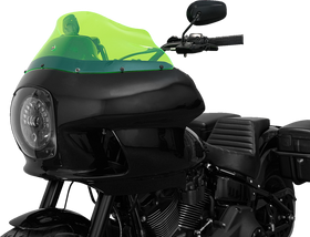 KLOCK WERKS Kolor Flare* Windshield - 9" - Green Ice - FXRP KWW-02-0610