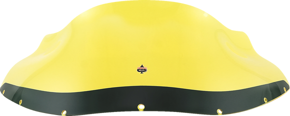 KLOCK WERKS Kolor Flare* Windshield - 9" - Yellow Ice - FXRP KWW-02-0609