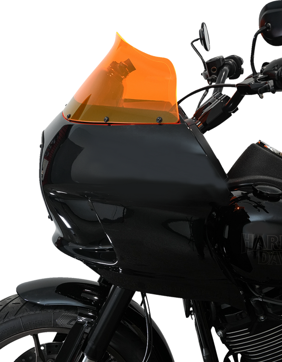 KLOCK WERKS Kolor Flare* Windshield - 9" - Orange Ice - FXRP KWW-02-0608