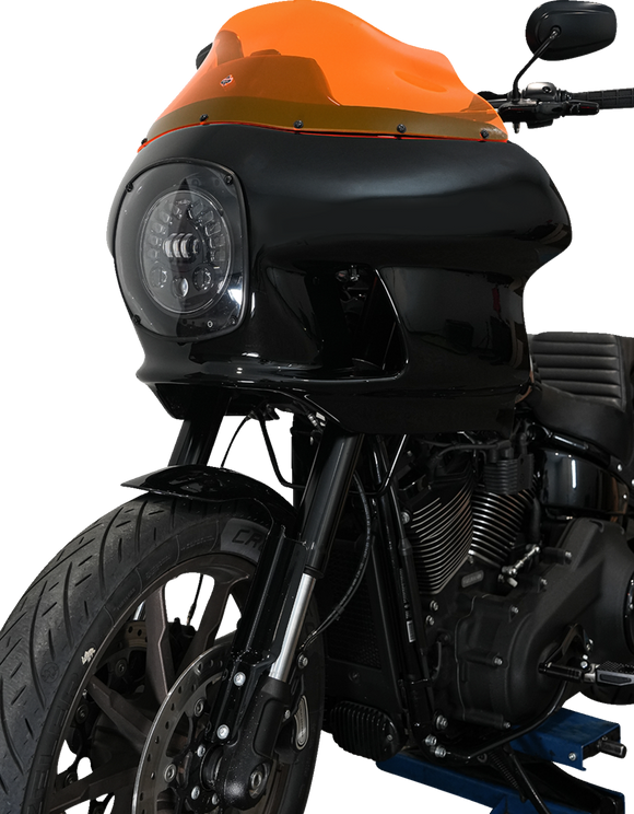 KLOCK WERKS Kolor Flare* Windshield - 9" - Orange Ice - FXRP KWW-02-0608