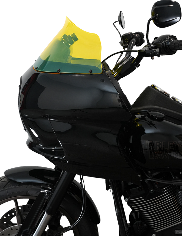 KLOCK WERKS Kolor Flare* Windshield - 9" - Yellow Ice - FXRP KWW-02-0609