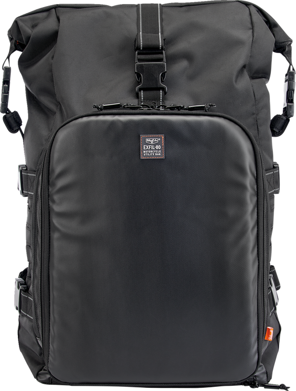BILTWELL EXFIL-80 Motorcycle Bag - Gen 2 - Black 3014-01