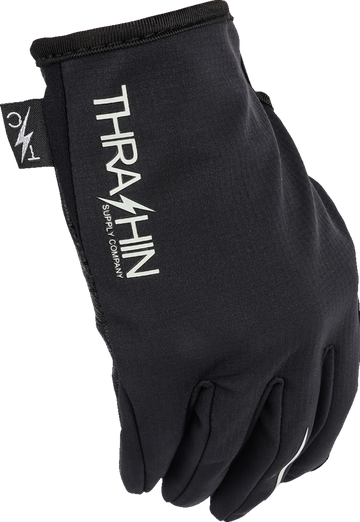 THRASHIN SUPPLY CO. Windbreaker Stealth Gloves - Black - Windy Weather Riding Gloves