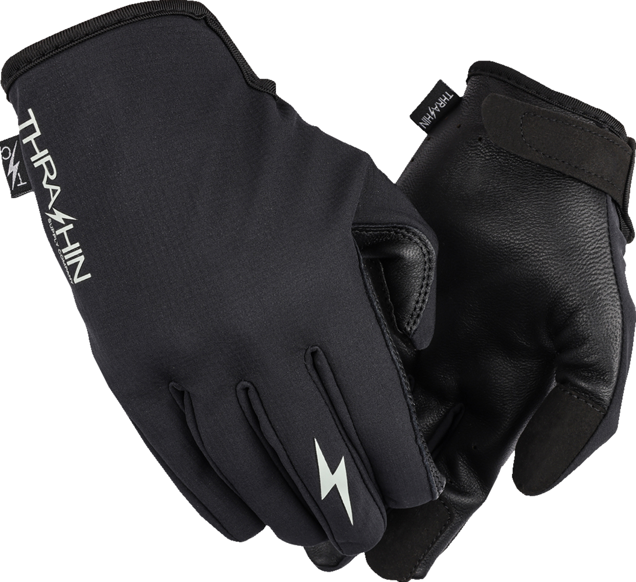 THRASHIN SUPPLY CO. Windbreaker Stealth Gloves - Black - Large SV1-19-10