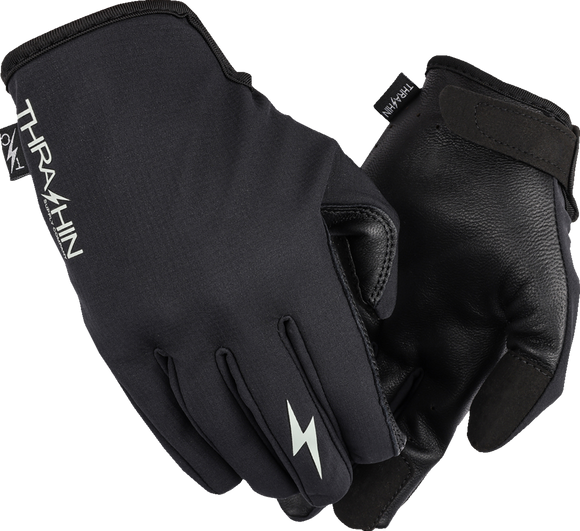 THRASHIN SUPPLY CO. Windbreaker Stealth Gloves - Black - Large SV1-19-10