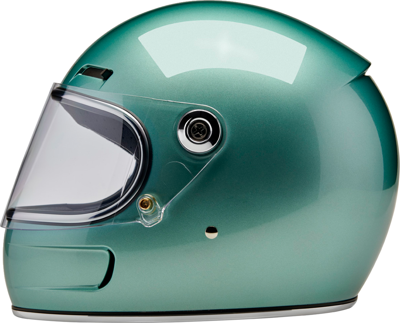 biltwell gringo s solid full-face motorcycle helmet Biltwell Gringo SV Helmet - Metallic Seafoam