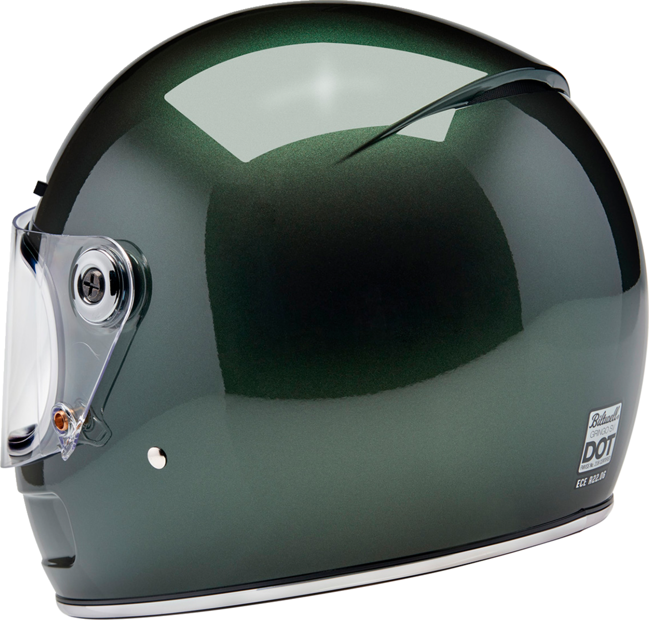 BILTWELL Gringo SV Helmet - Metallic Sierra Green - 2XL 1006-324-506