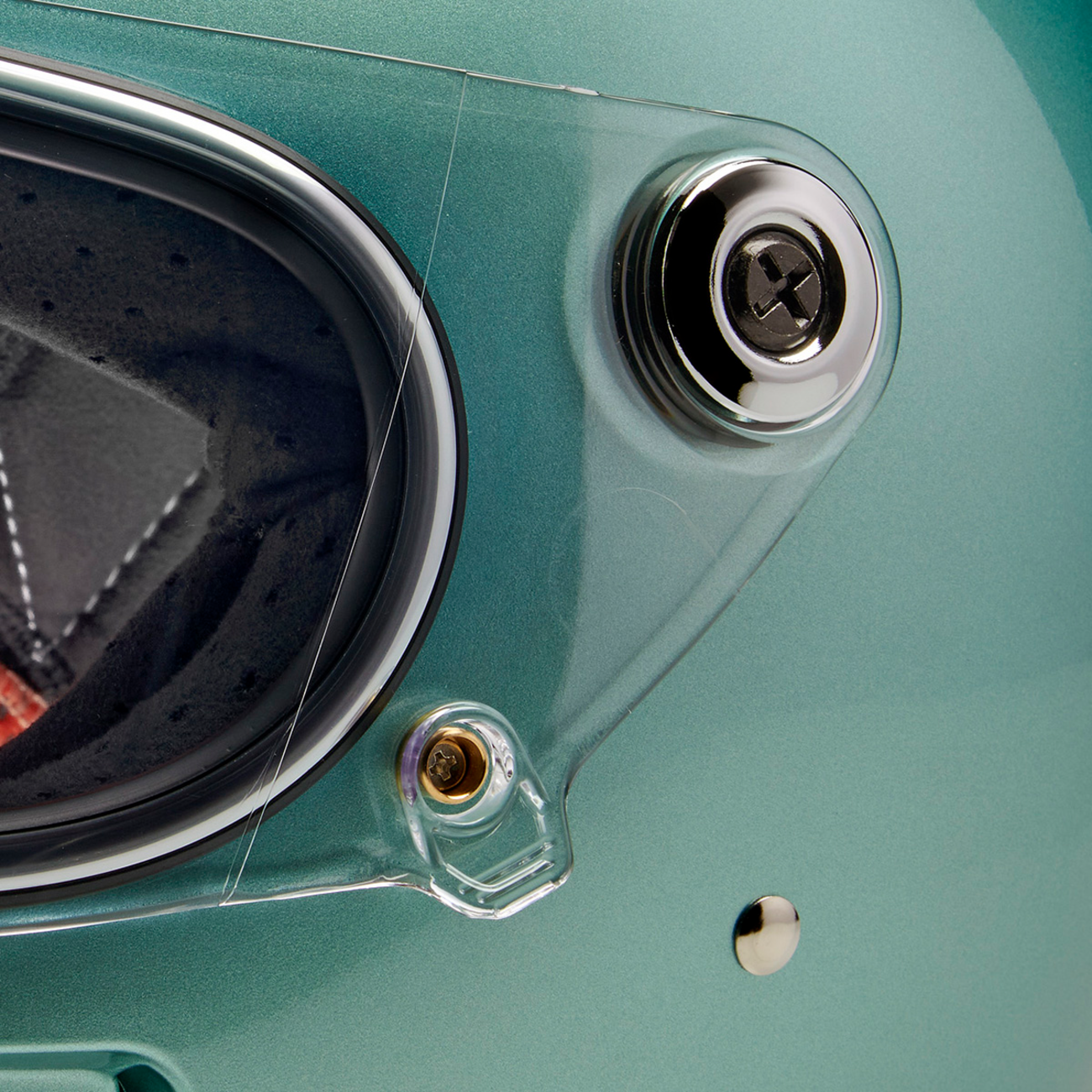 bitwell gringo s solid blue motorcycle helmet Biltwell Gringo SV Helmet - Metallic Seafoam