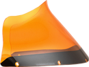 KLOCK WERKS Kolor Flare* Windshield - 9" - Orange - FXRP KWW-02-0612