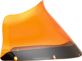 KLOCK WERKS Kolor Flare* Windshield - 9" - Orange - FXRP KWW-02-0612