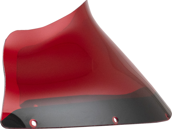 KLOCK WERKS Kolor Flare* Windshield - 9" - Red - FXRP KWW-02-0614