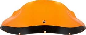KLOCK WERKS Kolor Flare* Windshield - 9" - Orange - FXRP KWW-02-0612