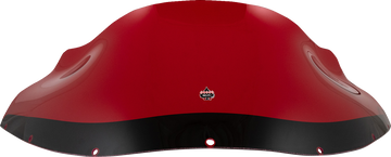 KLOCK WERKS Kolor Flare* Windshield - 9" - Red - FXRP KWW-02-0614