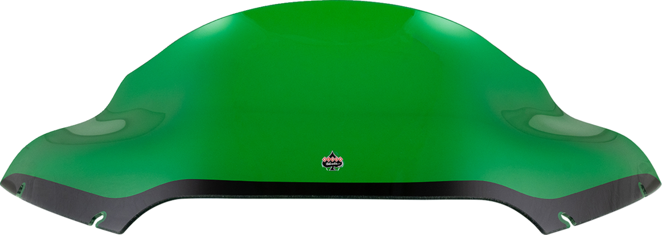 KLOCK WERKS Kolor Flare* Sport Windshield - 9" - Green - FLTR KWW-01-0671