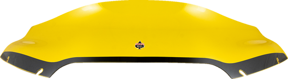KLOCK WERKS Kolor Flare* Sport Windshield - 6" - Yellow - FLTR KWW-01-0662