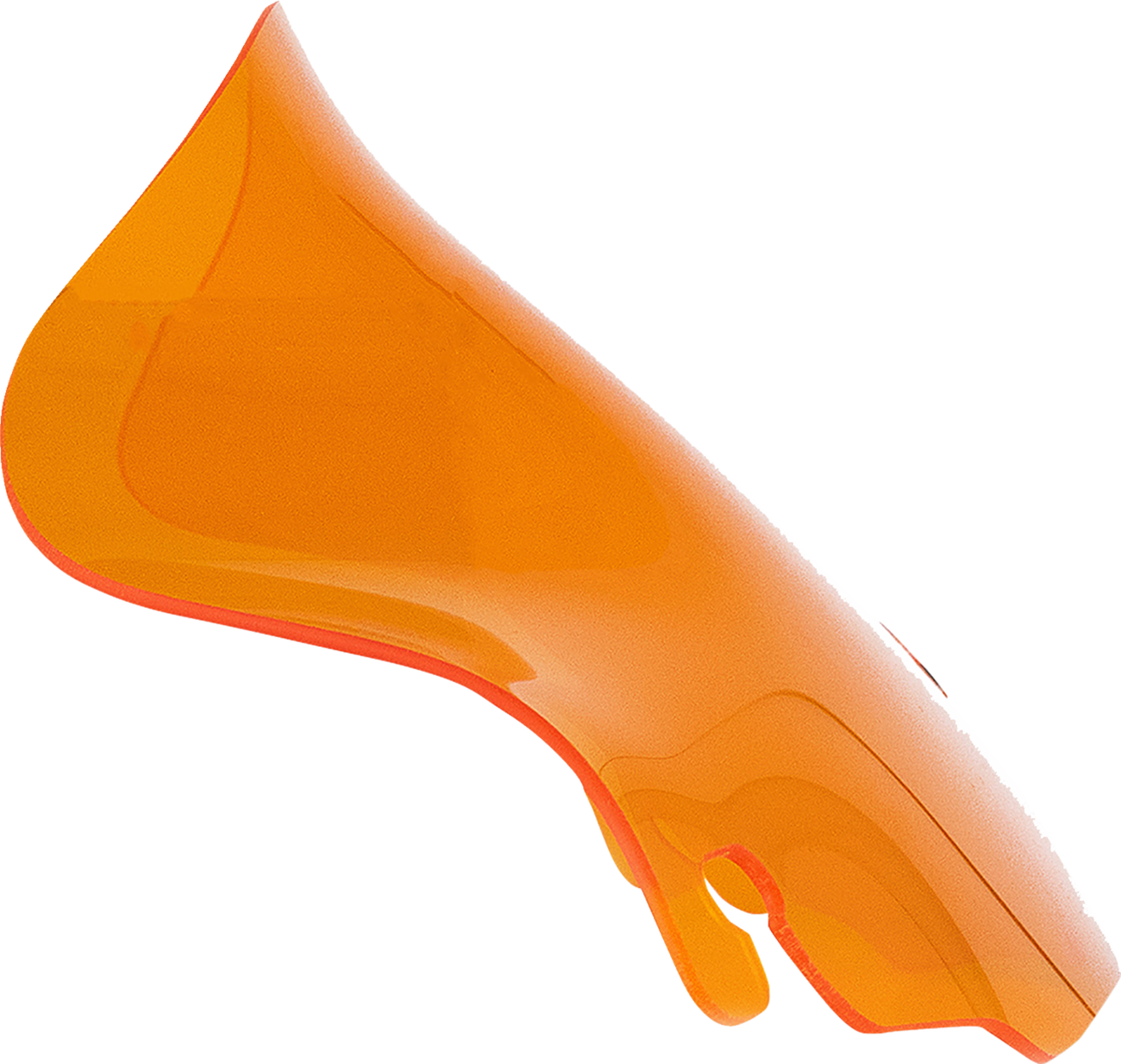 KLOCK WERKS Kolor Flare* Windshield - 6-1/2" - Orange - FLH KWW-01-0695