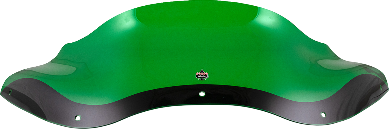 KLOCK WERKS Kolor Flare* Windshield - 8" - Green - FLTR KWW-01-0692