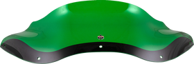 KLOCK WERKS Kolor Flare* Windshield - 8" - Green - FLTR KWW-01-0692