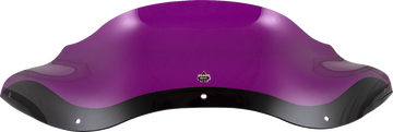 KLOCK WERKS Kolor Flare* Windshield - 8" - Purple - FLTR KWW-01-0694