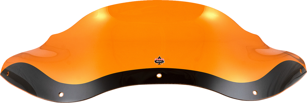 KLOCK WERKS Kolor Flare* Windshield - 8" - Orange - FLTR KWW-01-0689