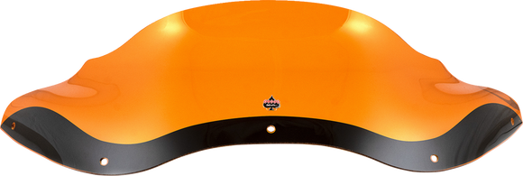 KLOCK WERKS Kolor Flare* Windshield - 8" - Orange - FLTR KWW-01-0689