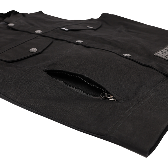 Thrashin Supply Co. Nightrider V2 Riding Vest Black