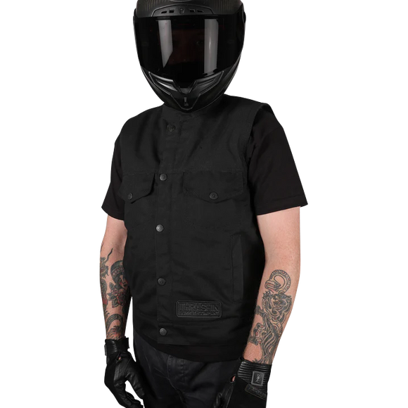 Thrashin Supply Co. Nightrider V2 Riding Vest Black
