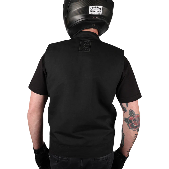 Thrashin Supply Co. Nightrider V2 Riding Vest Black