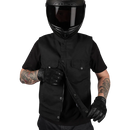 Thrashin Supply Co. Nightrider V2 Riding Vest Black