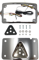 KODLIN USA License Plate Kit - Amber/Red/White - Chrome KUS20351