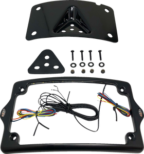 KODLIN USA License Plate Kit - Amber/Red/White - Black KUS20350