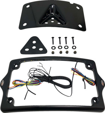 KODLIN USA License Plate Kit - Amber/Red/White - Black KUS20350