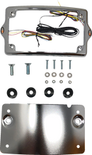 KODLIN USA License Plate Kit - Amber/Red/White - Chrome KUS20301