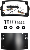 KODLIN USA License Plate Kit - Amber/Red/White - Black KUS20300