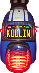 KODLIN USA License Plate Kit - Amber/Red/White - Black KUS20350