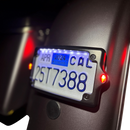 KODLIN USA License Plate Kit - Amber/Red/White - Black KUS20300