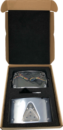 KODLIN USA License Plate Kit - Amber/Red/White - Chrome KUS20301