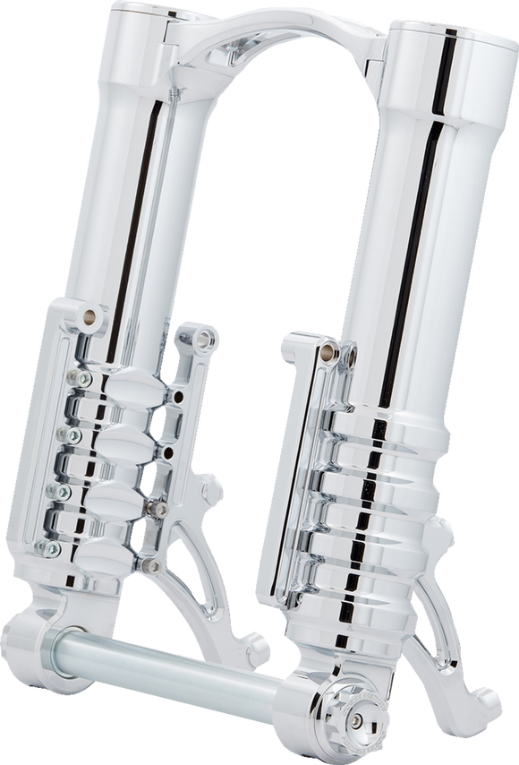 ARLEN NESS Fork Legs - 49 mm - Chrome - For Custom Radial Mount Brake Caliper 120-012
