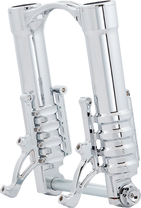 ARLEN NESS Fork Legs - 49 mm - Chrome - For Custom Radial Mount Brake Caliper 120-012