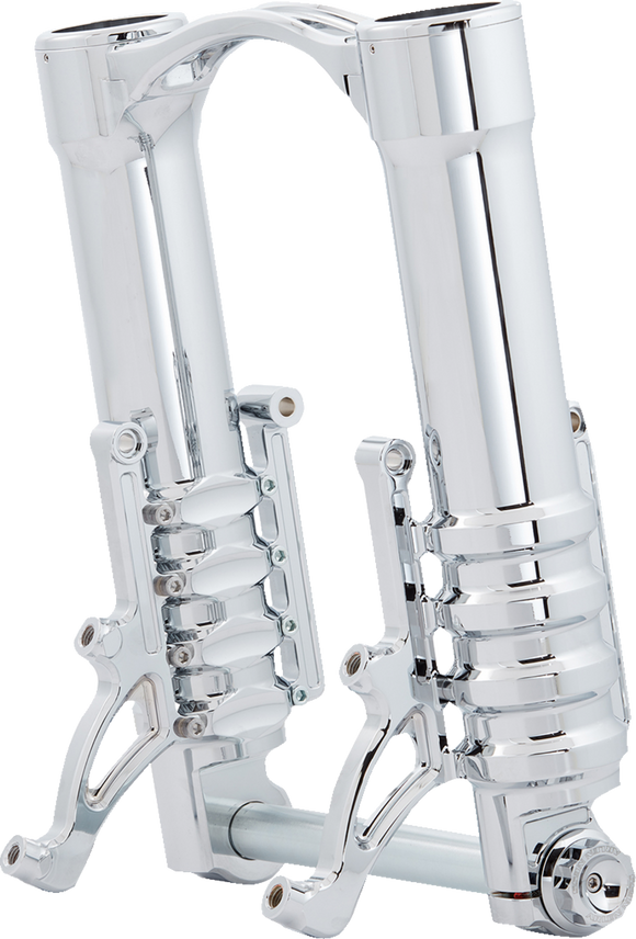 ARLEN NESS Fork Legs - 49 mm - Chrome - For Custom Radial Mount Brake Caliper 120-012