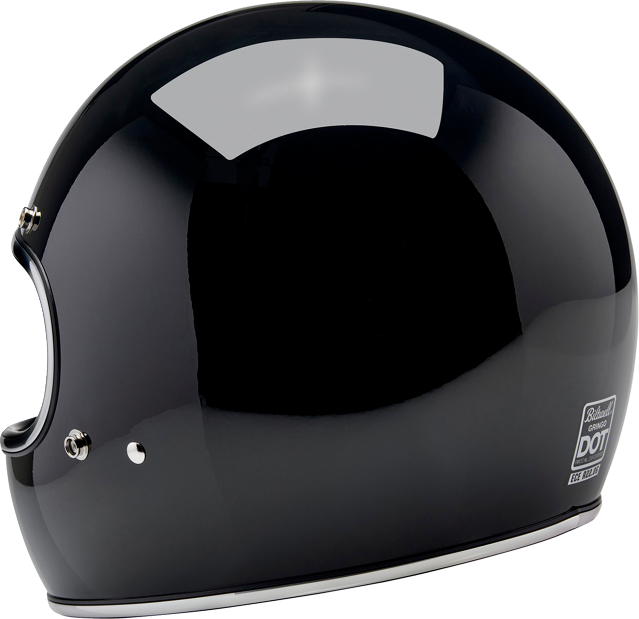 Biltwell Gringo Helmet - Gloss Black