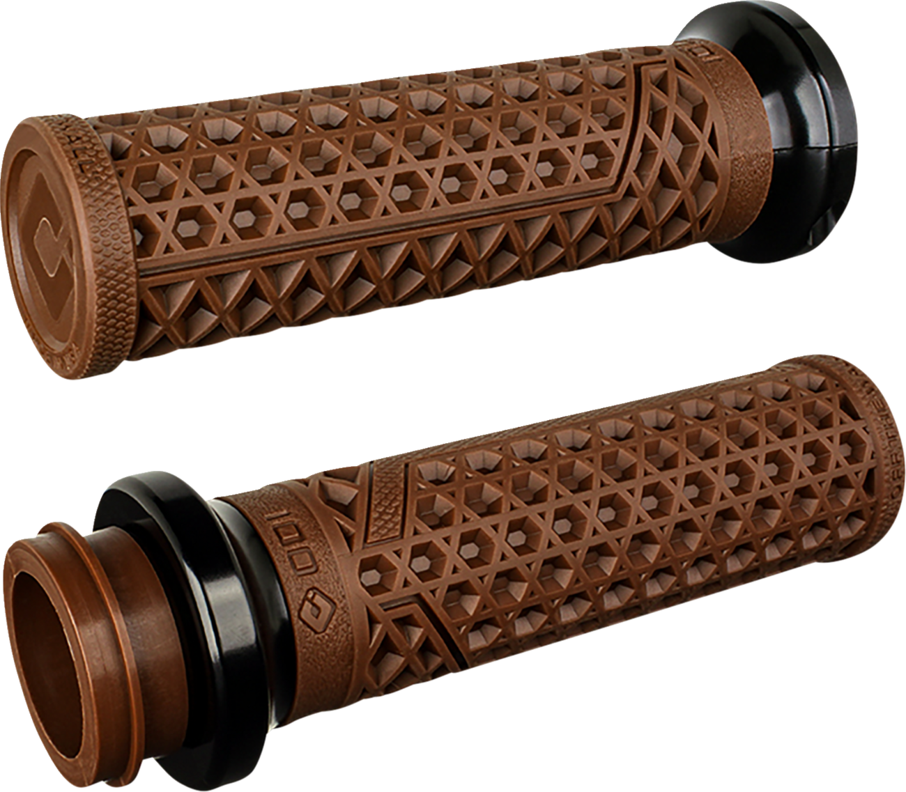 ODI Vans Harley Davidson Grips - Cable - Brown/Black V31VHCWN-B