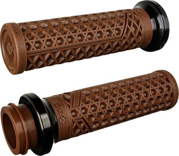 ODI Vans Harley Davidson Grips - Cable - Brown/Black V31VHCWN-B
