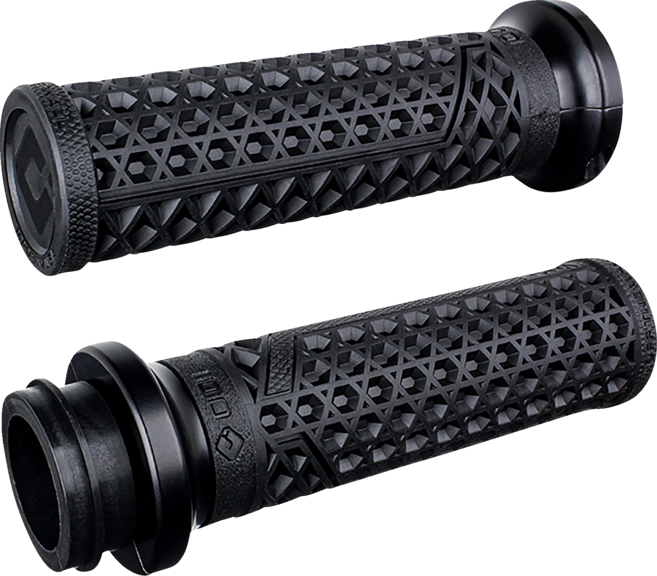 ODI Vans Harley Davidson Grips - Cable - Black/Black V31VHCWB-MB